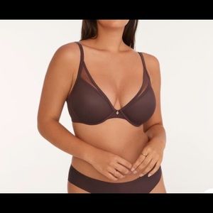 NWT ThirdLove Classic Contour Plunge Bra 34D (Fig)